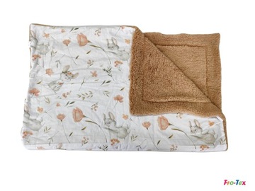 Kocyk pluszem Teddy 75x100 bez wypełnienia