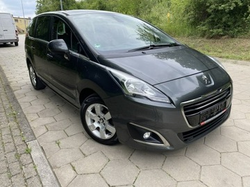 Peugeot 5008 I Minivan Facelifting 2.0 BlueHDi 150KM 2016 Peugeot 5008 2.0 BlueHDI 7-osobowy Navi Klimatroni
