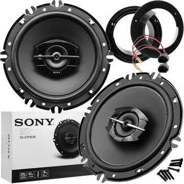 SONY MOCNE GŁOŚNIKI SAMOCHODOWE 165mm 270W 16,5CM DO SUZUKI GRAND VITARA