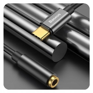 Адаптер Baseus USB-C Mini Jack 3,5 мм