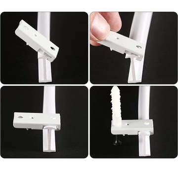 5 М рейка для штор, изогнутая потолочная рейка для оконных штор, установка на потолок