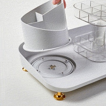 Универсальный ящик для хранения кистей, универсальный поворотный держатель.