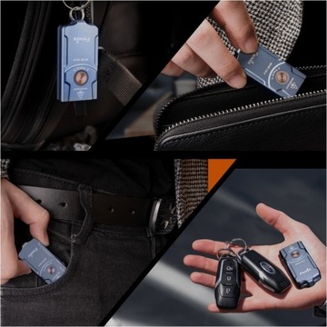 Fenix ​​E03R V2.0 синий светодиодный фонарик