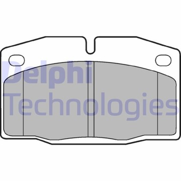 ПЕРЕДНИЕ ТОРМОЗНЫЕ КОЛОДКИ DELPHI LP415