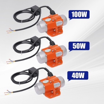 50W Single-Phase Vibration Motor with Aluminum Alloy Housing