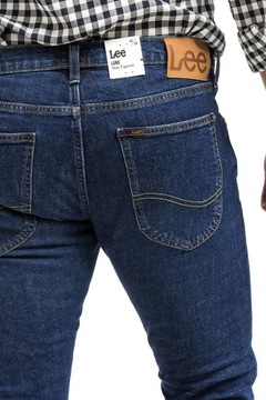 Męskie spodnie jeansowe dopasowane Lee LUKE W32 L32