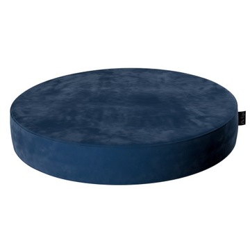Yellow Tipi Puf Velvet Dot granatowy