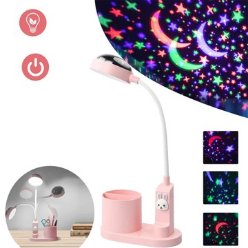 LAMPA BIURKOWA DLA DZIECI LAMPKA NOCNA LED LAMPA DO CZYTANIA LAMPY DO ŁÓŻKA
