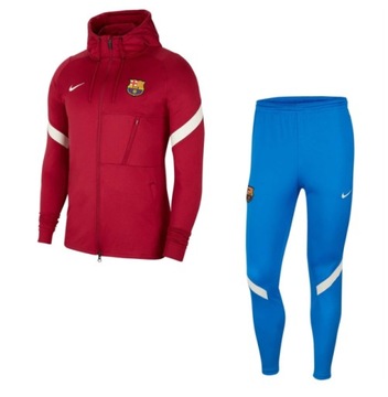 Dres Komplet Bordowy Niebieski Barcelona FC Nike S