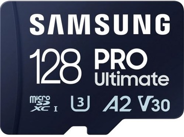 Карта памяти SAMSUNG Pro Ultimate microSDXC 128 ГБ
