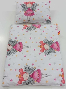 POŚCIEL DLA LALEK. KOŁDERKA, PODUSZKA