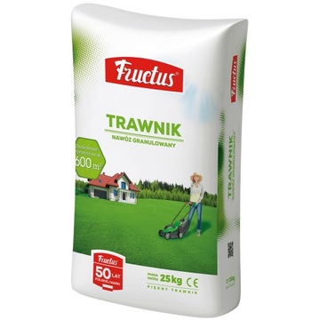 Nawóz do trawy Fructus Trawnik 25kg do trawnika OGRANICZA MECH I CHWASTY