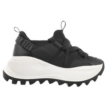 Buty na Platformie Sneakersy Damskie Carinii Czarne B8074-E50