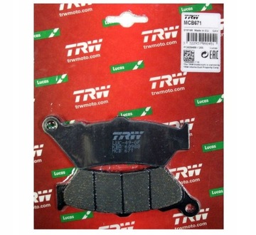 KLOCKI HAMULCOWE TRW HONDA CB 500 97-03 PRZÓD