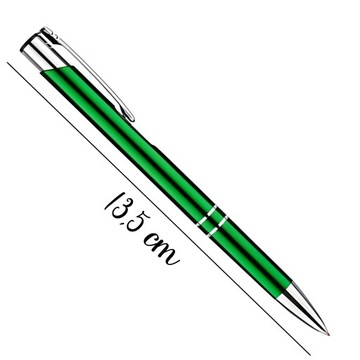 РЕКЛАМНАЯ РУЧКА С СОБСТВЕННОЙ ГРАВИРОВКОЙ, ТЕМНО-ЗЕЛЕНАЯ, НАБОР 1 ШТ.