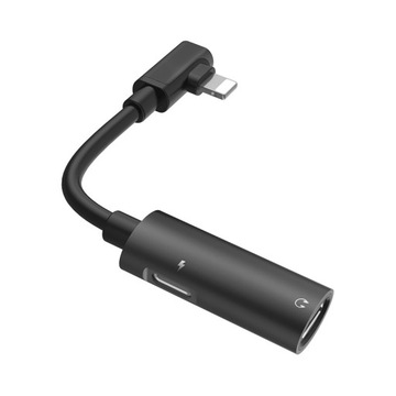 Adapter Hoco Lightning ładowanie + słuchawki LS18