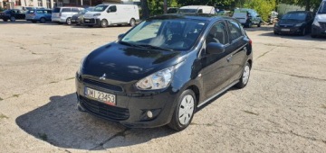 Mitsubishi Space Star Hatchback 5d 1.0 71KM 2015 MITSUBISHI SPACE STAR 1.0 71 KM, ładny, zadbany, klimatyzacja, elektryka, zdjęcie 27