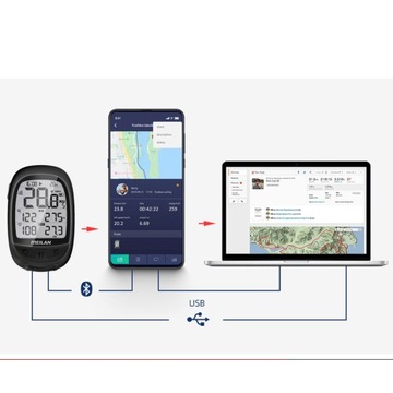 Беспроводной велокомпьютер MEILAN M2 GPS с GPS
