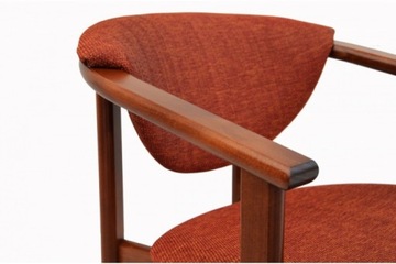 Деревянный стул в стиле ретро-лофт с подлокотником