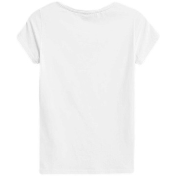 Koszulka Damska T-shirt 4F H4L22 TSD353 biały