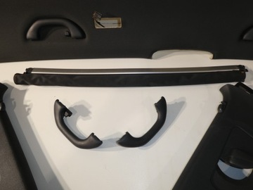 ОТДЕЛКА ПОТОЛКА PANORAMA VW TIGUAN 5N0 ЛИФТ РУЛЕНАЯ ШТОРА, ЧЕРНЫЙ ПЛАСТИКОВЫЙ КОМПЛЕКТ