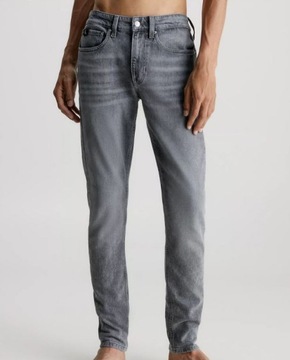 Calvin Klein Jeans spodnie J30J323847 1BZ szary 31/32