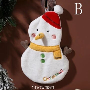 3/1 шт., полотенце для рук Санта-Клауса, рождественские подвесные полотенца