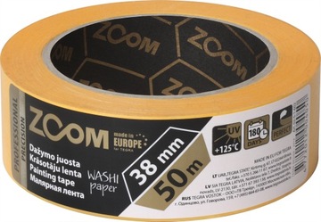 Taśma malarska maskująca japoński papier WASHI 38mm x 50m długotrwała
