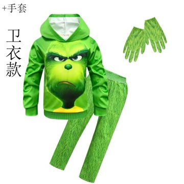 детский косплей Тот самый Гринч одежда B53-274