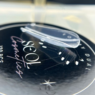 Двойные формы для акрилового геля с чешуей Ballerina SEOL Cosmetics