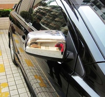 НАКЛАДКИ НА ЗЕРКАЛА MITSUBISHI LANCER CHROME 07-14