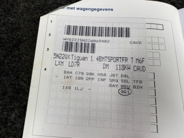 Volkswagen Tiguan I SUV Facelifting 1.4 TSI BlueMotion 160KM 2012 Volkswagen Tiguan 1.4 Kamera Alcantara Hak Lifting, zdjęcie 37