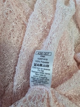 Розовое покрывало крючком M&Co 46