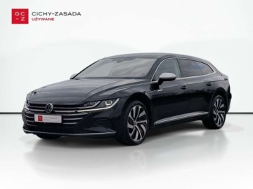 Volkswagen Arteon Fastback Facelifting 2.0 TDI 200KM 2022 Volkswagen Arteon Shooting Brake 4Motion 200km R-lineKamera360Harman Skory