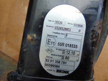 БУКСИРОВОЧНЫЙ КРЮК VIVARO B TRAFIC III BRINK ORIGINAL 8201358791