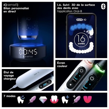 Электрическая зубная щетка Oral-B iO10 Cosmic Black