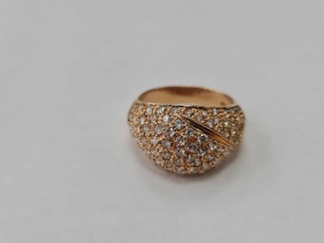 Klasyczny złoty pierścionek damski/ 583/ 6.05g/R16