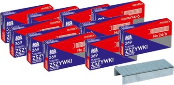 Zszywki 24/6 stalowe mocne ostre GRAND