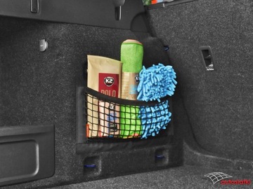 Автомобильный органайзер из сетки на липучке 20х40 см.