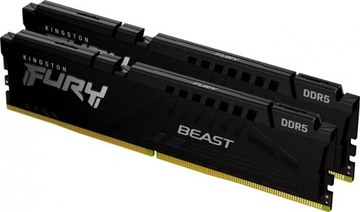 Pamięć RAM Kingston Fury Beast DDR5 64GB 5200MHz CL40 KF552C40BBK2-64