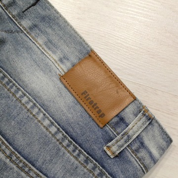 FIRETRAP _ JEANSOWE FIRMOWE SPODENKI Z LOGO _ W34