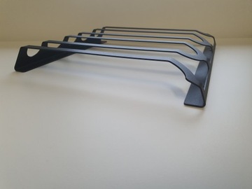 ПОДВЕСКА ДЛЯ СТЕКЛА, 4 РЯДА, матовый черный