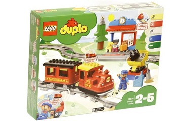 LEGO Duplo 10874 Паровоз — развлечение и обучение для детей + электронная книга