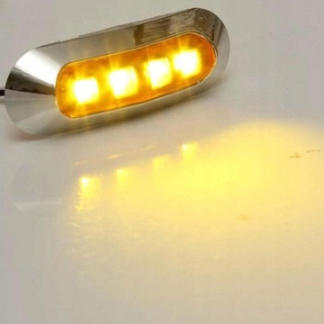 10 KS SVĚTLO KONTURA 4 LED PULT