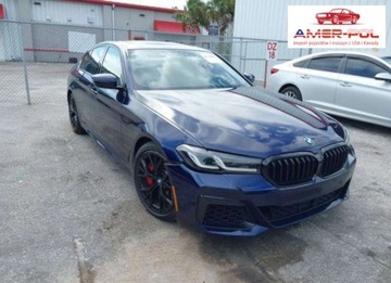 BMW Seria 5 G30-G31 2021 BMW Seria 5 2021, 4.4L, 4x4, M550I, od ubezpieczalni 4.4 Benzyna 523KM
