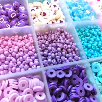 НАБОР БУСИН ДЛЯ ИЗГОТОВЛЕНИЯ БРАСЛЕТОВ САМОДЕЛЬНЫХ