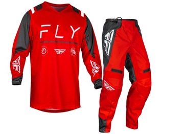 KOMPLET STRÓJ CROSS ENDURO ATV FLY KOSZULKA + SPODNIE HONDA CZERWONY XL