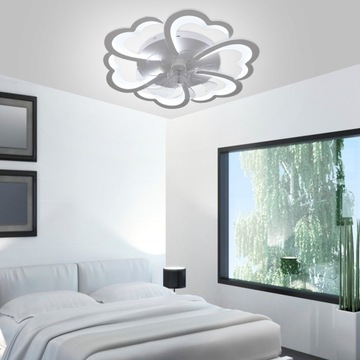 Светодиод 85 Вт потолка с пилотом фанатов, затемненной люстры