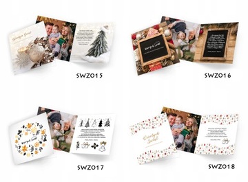 Рождественская открытка с фото-пожеланиями