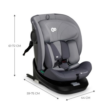 Автокресло 40–150 см i-Size 0–36 кг поворотное I-GROW Kinderkraft